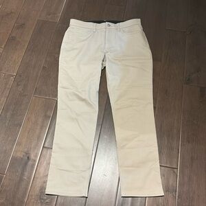 Men’s Calvin klein casual fit dress pants cream colour- 32x30